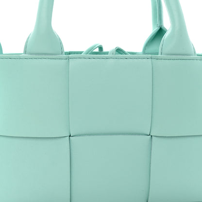 Bottega Veneta Lambskin Maxi Intreccio Candy Arco Tote Celadon 8 of 10