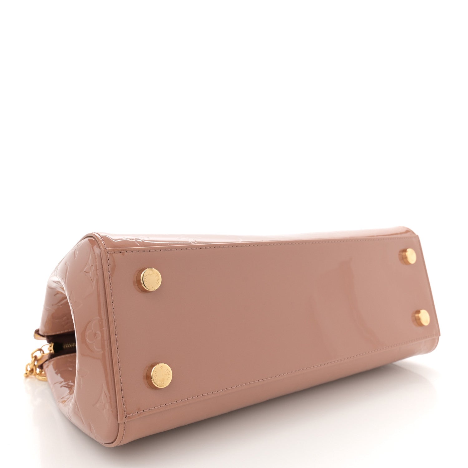 Louis Vuitton Vernis Brea MM Rose Velours 4 of 12