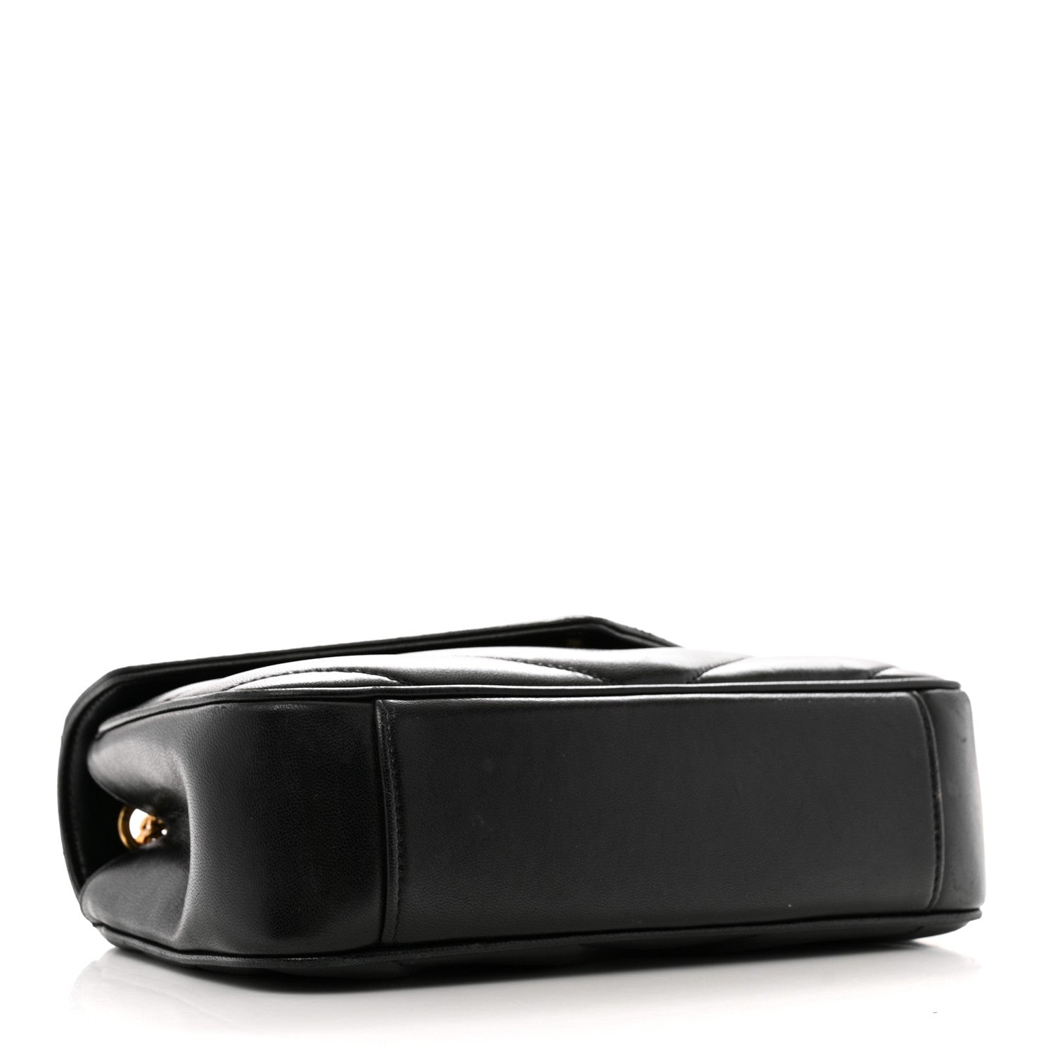 Saint Laurent Lambskin Chevron Quilted Small Loulou Black 5 of 14