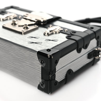 Louis Vuitton Epi Petite Malle Silver 10 of 12