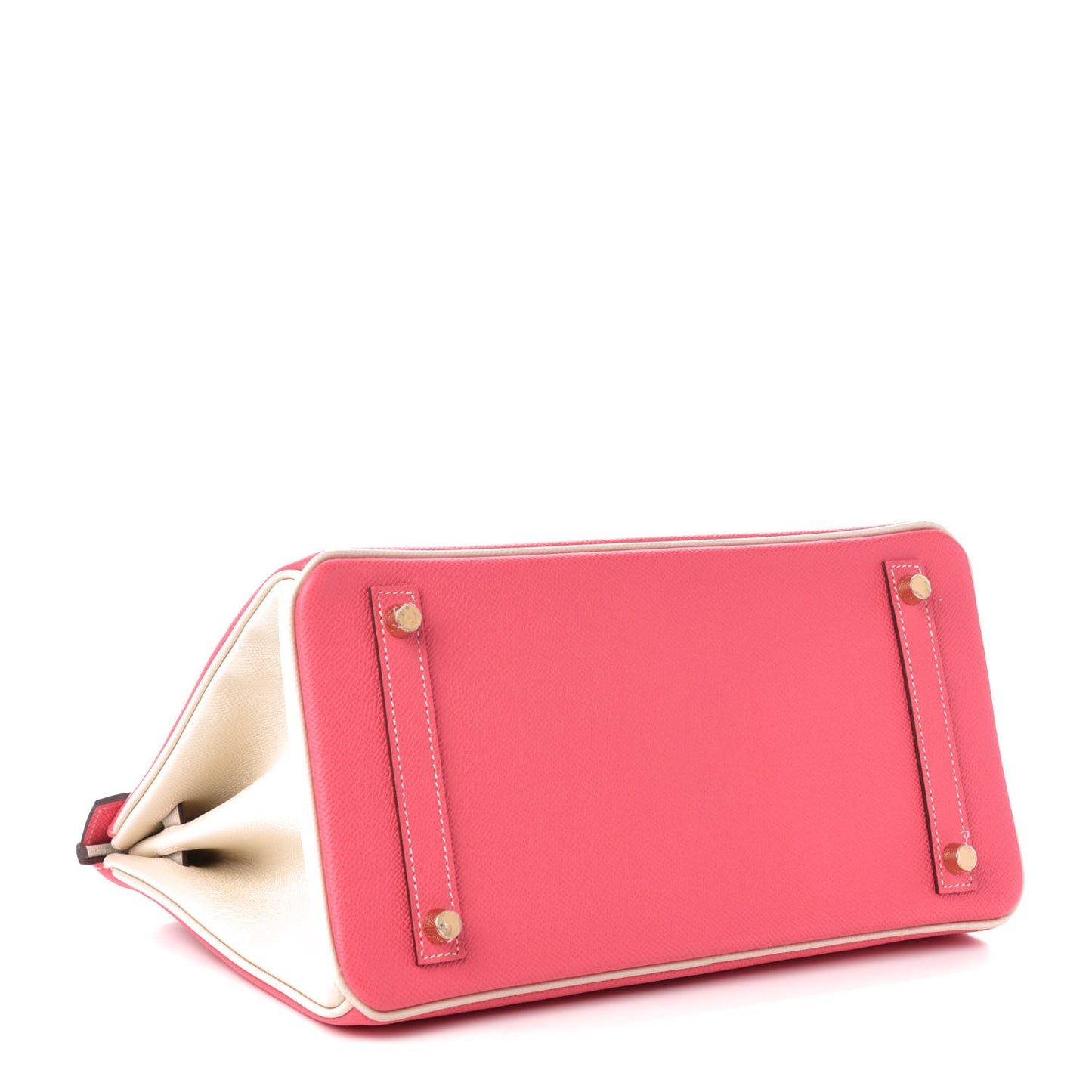 Epsom Horseshoe Birkin 30 Rose Azalee Craie