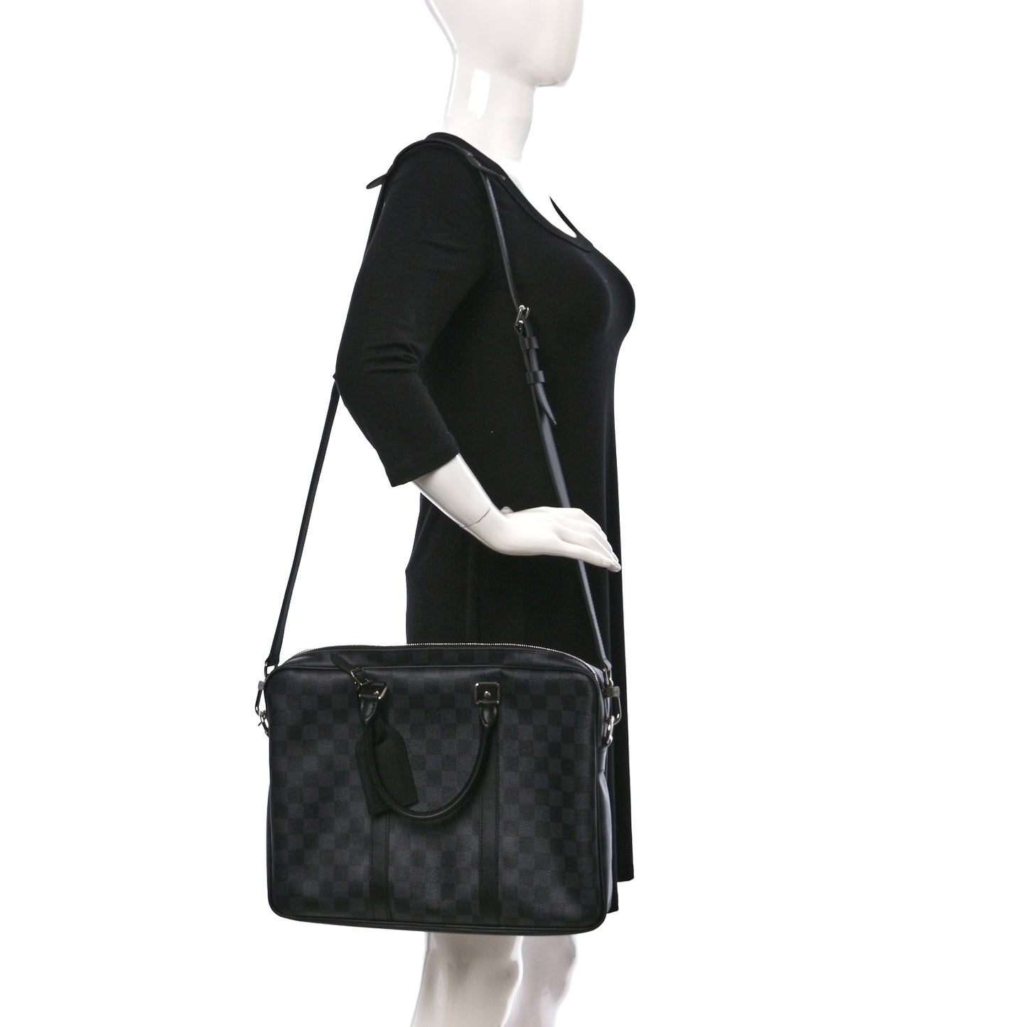 Damier Graphite Porte Documents Voyage PM