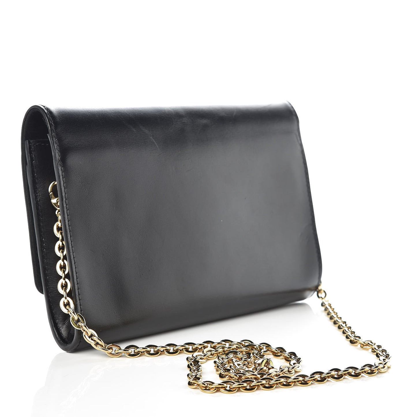 Calfskin Chain Louise GM Black