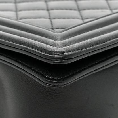 Chanel Calfskin Quilted New Medium Boy Flap Black 11 of 15