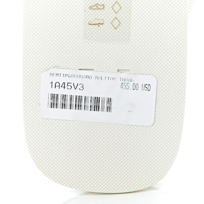 Louis Vuitton Rubber Molitor Thong Sandals 8 White 9 of 9