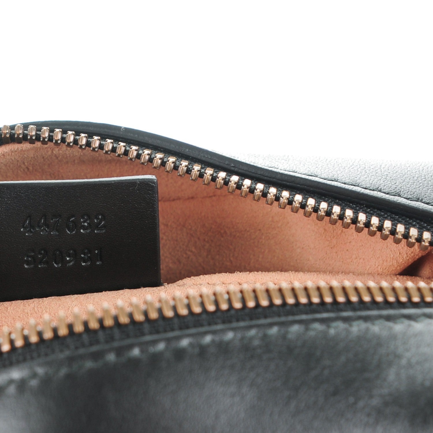 Gucci Calfskin Matelasse Small GG Marmont Chain Shoulder Bag Black 7 of 7