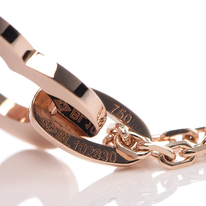 Van Cleef & Arpels 18K Rose Gold Byzantine Alhambra Pendant Necklace 8 of 8