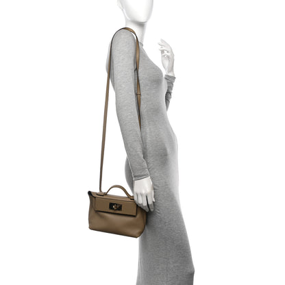 Hermes Evercolor Swift Verso 24/24 21 Beige Marfa Gris Misty 2 of 11