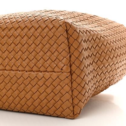Bottega Veneta Lambskin Intreccio Medium Cabat Caramel 11 of 11