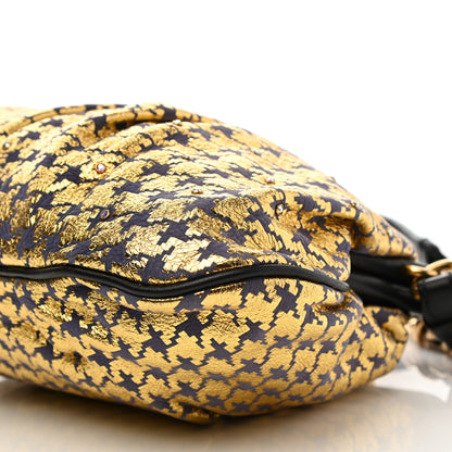 Marc Jacobs Metallic Lambskin Crystal Stam Bag Gold Black 10 of 10