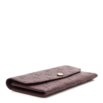 Louis Vuitton Empreinte Emilie Wallet Wine 4 of 8