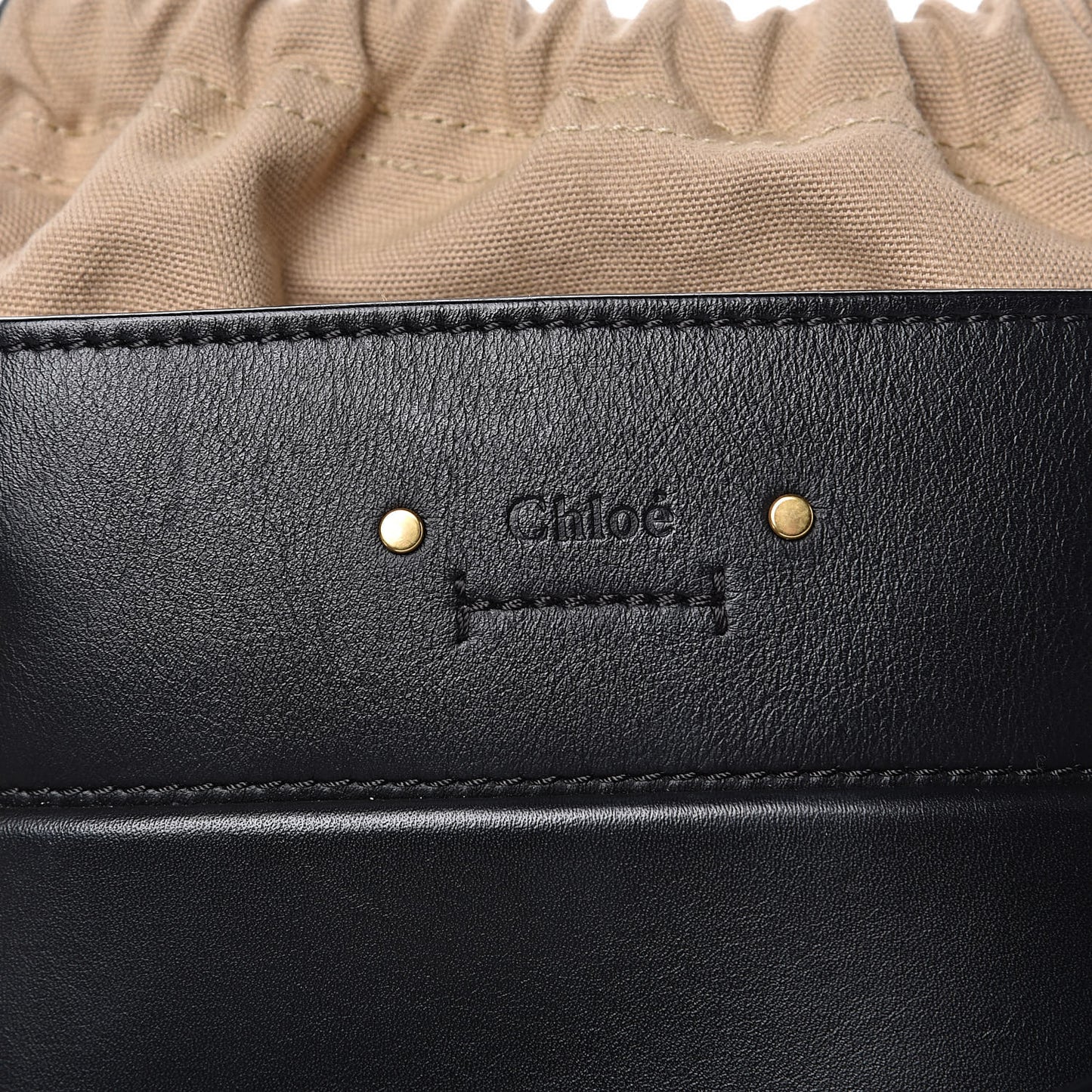 Smooth Calfskin Mini Roy Bucket Bag Black