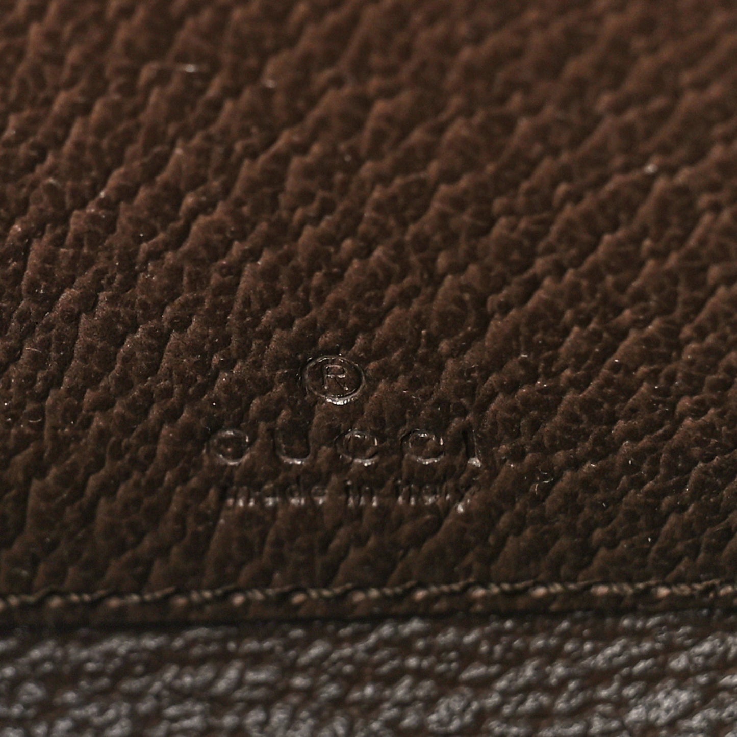 GG Supreme Monogram Textured Dollar Calfskin Web Ophidia Zip Around Card Case Wallet Beige Ebony New Acero