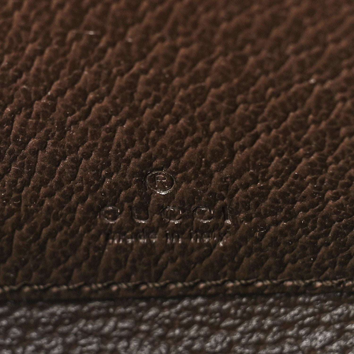 Gucci GG Supreme Monogram Textured Dollar Calfskin Web Ophidia Zip Around Card Case Wallet Beige Ebony New Acero 6 of 8