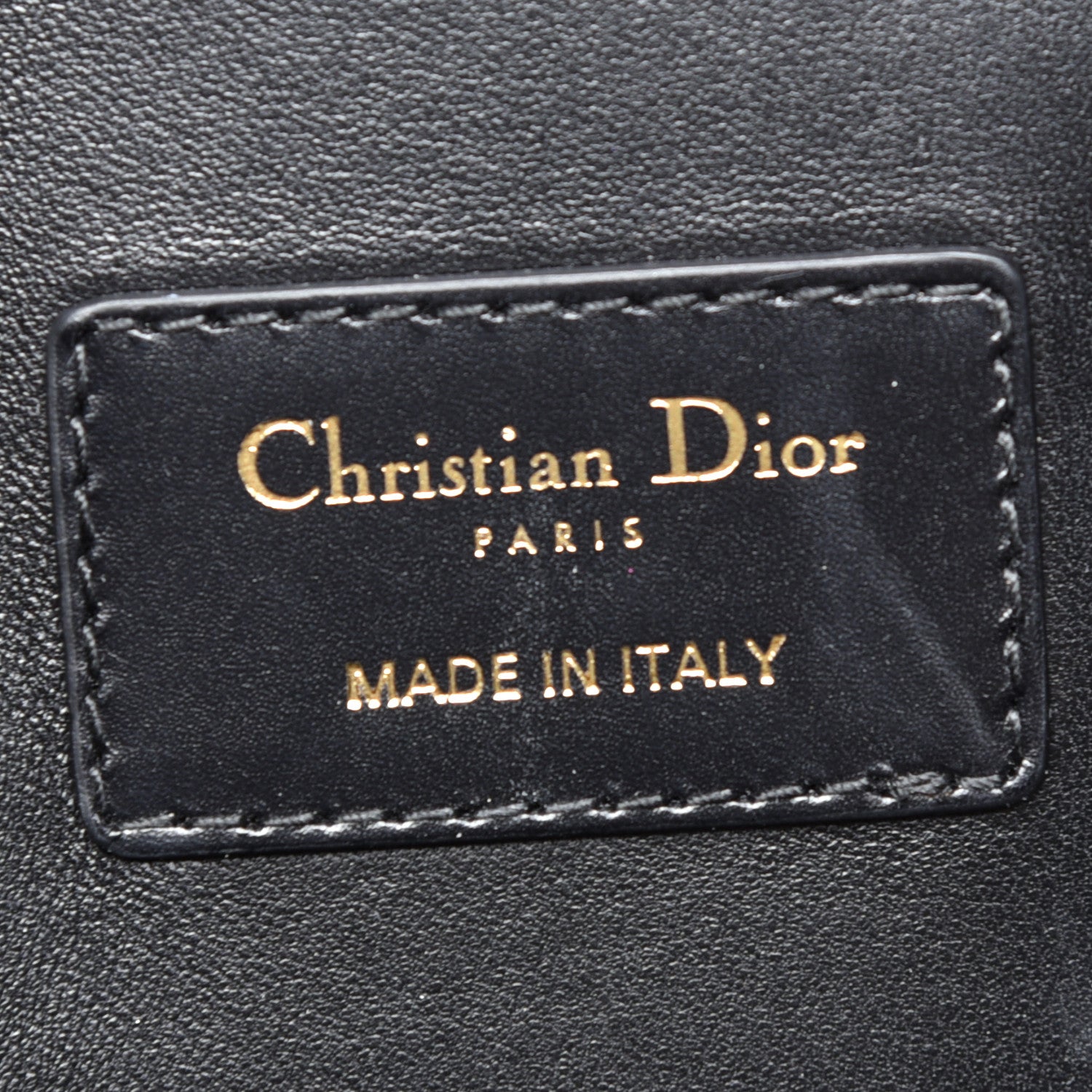 Christian Dior Box Calfskin Large St. Honore Tote Black 6 of 8