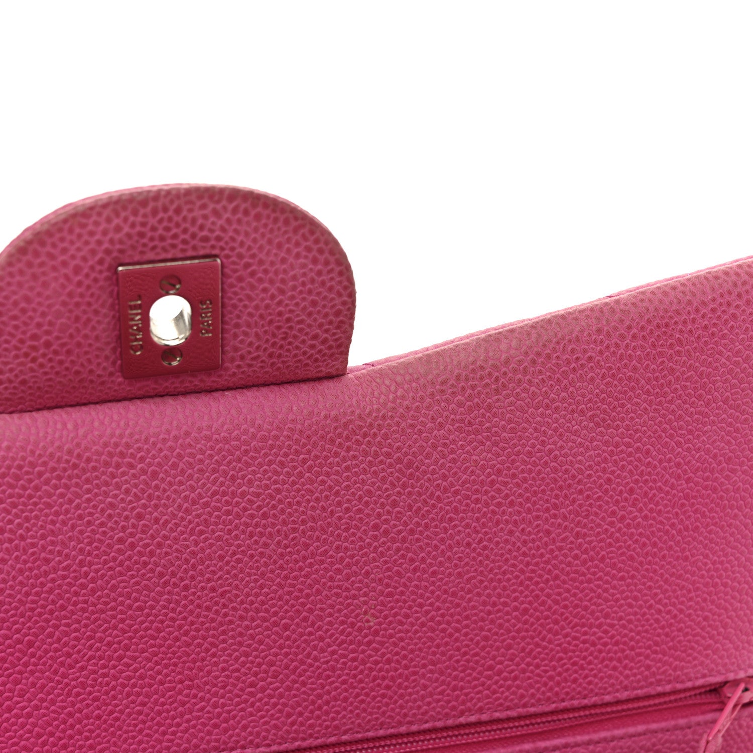 Chanel Caviar Quilted Jumbo Double Flap Pink 15 of 15