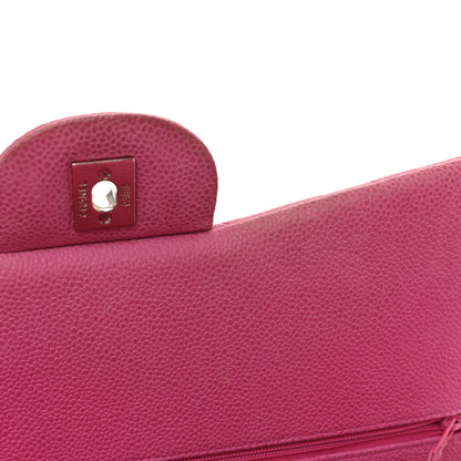 Chanel Caviar Quilted Jumbo Double Flap Pink 15 of 15
