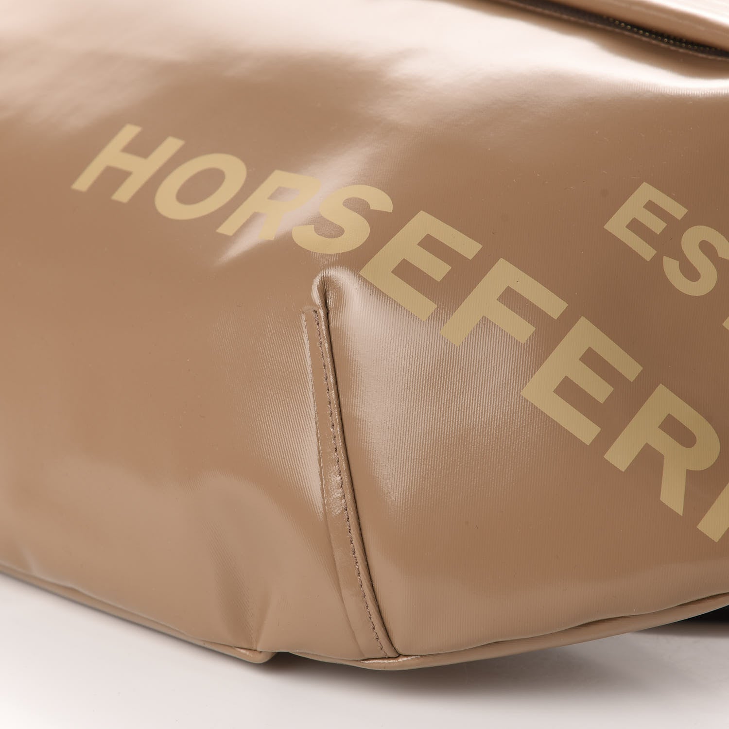 Burberry Coated Canvas Horseferry Print Extra Large Bum Bag Beige 7 of 10