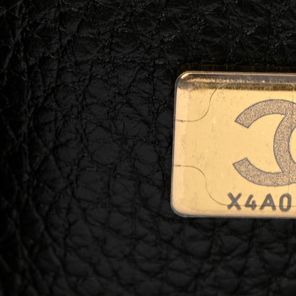 Chanel Grained Calfskin Boucle Urban Essentials Small Shopping Bag Ecru Black 7 of 10