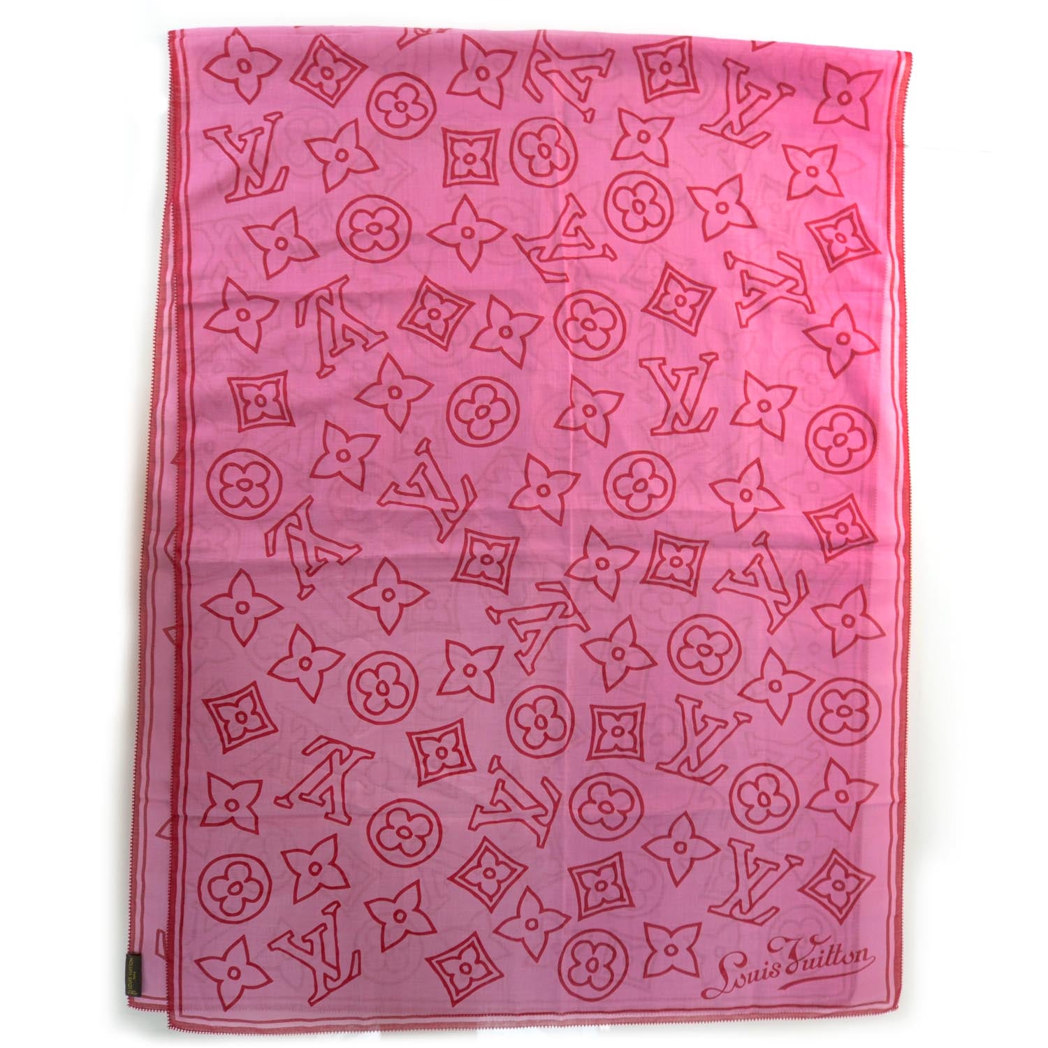 Louis Vuitton Cotton Ipanema Sarong Scarf 2 of 5