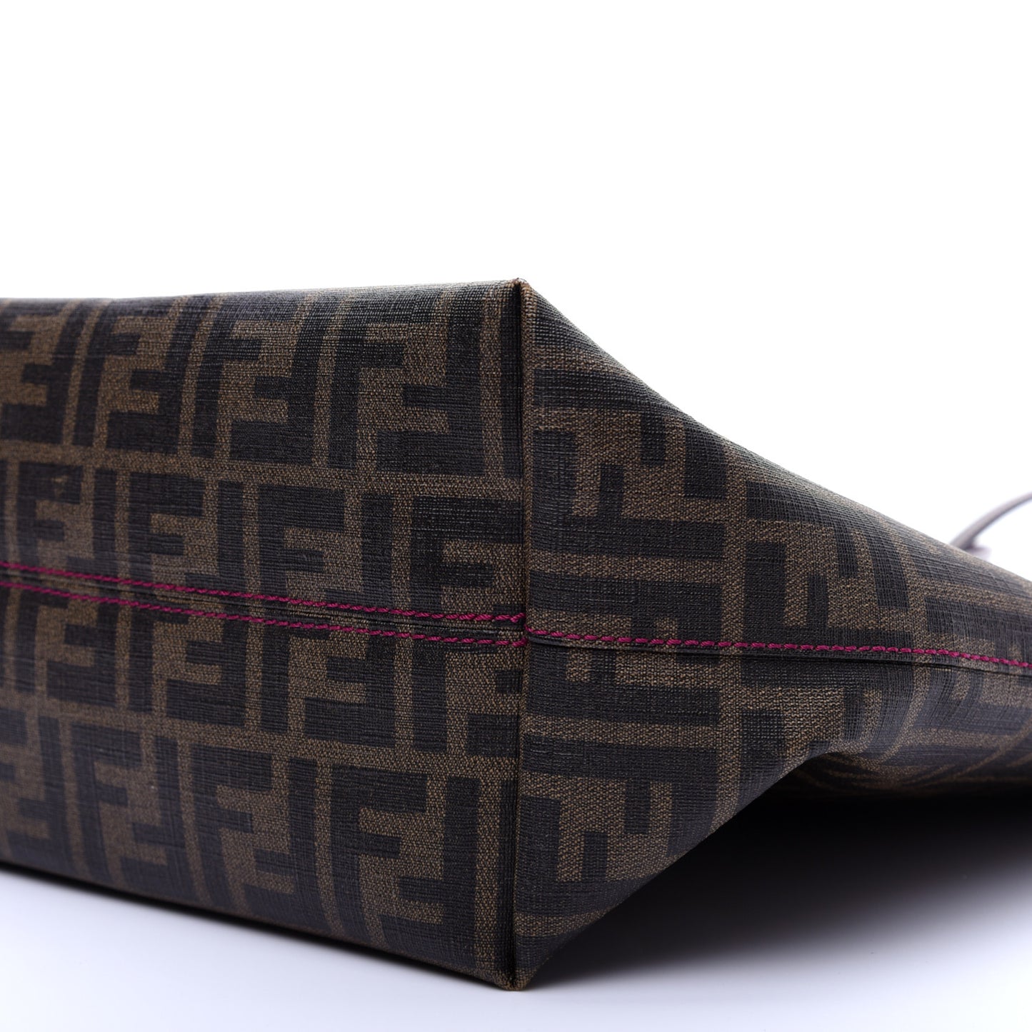 Zucca Spalmati Clover Lady Bug Roll Tote Tobacco