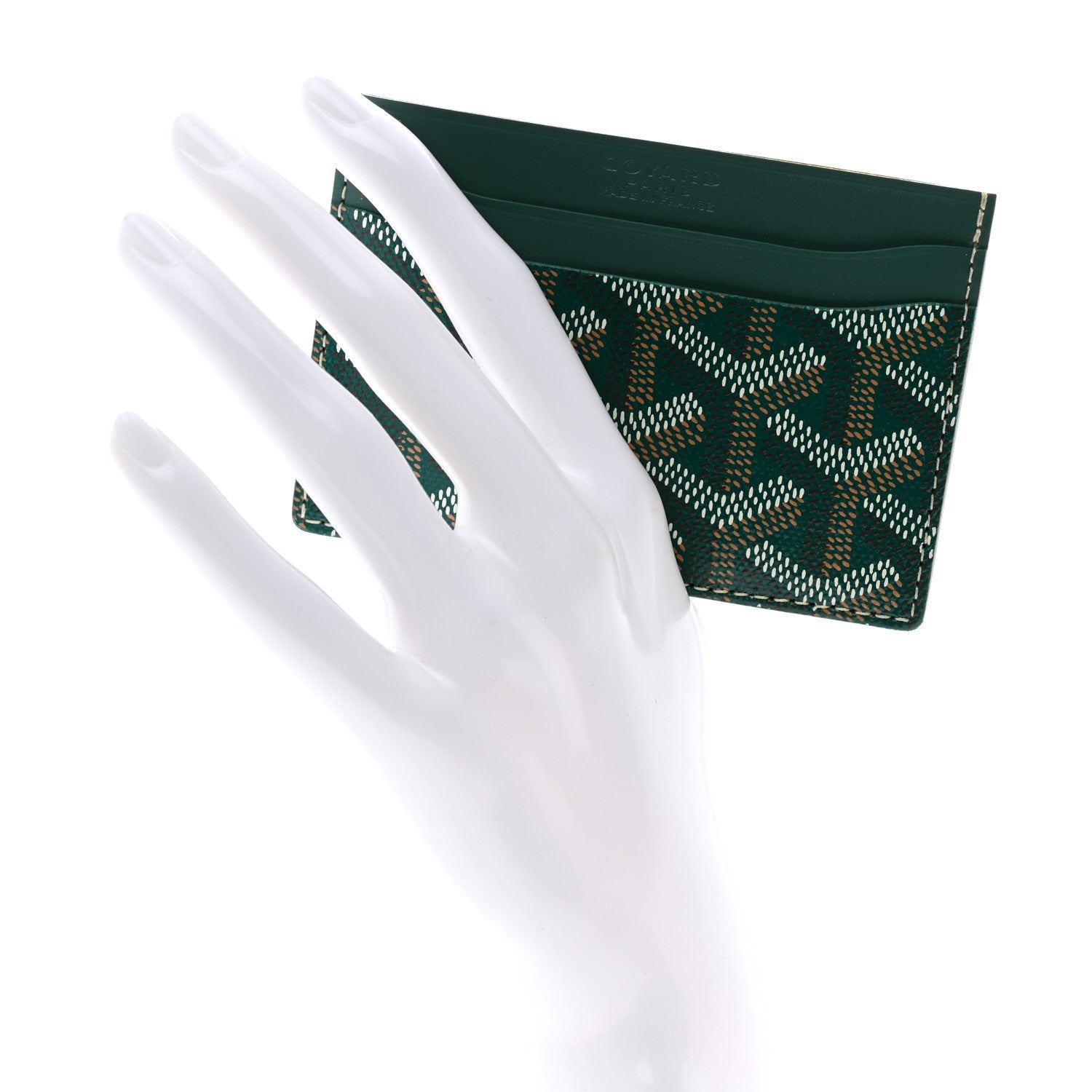Goyard Goyardine Saint Sulpice Card Holder Green 2 of 7