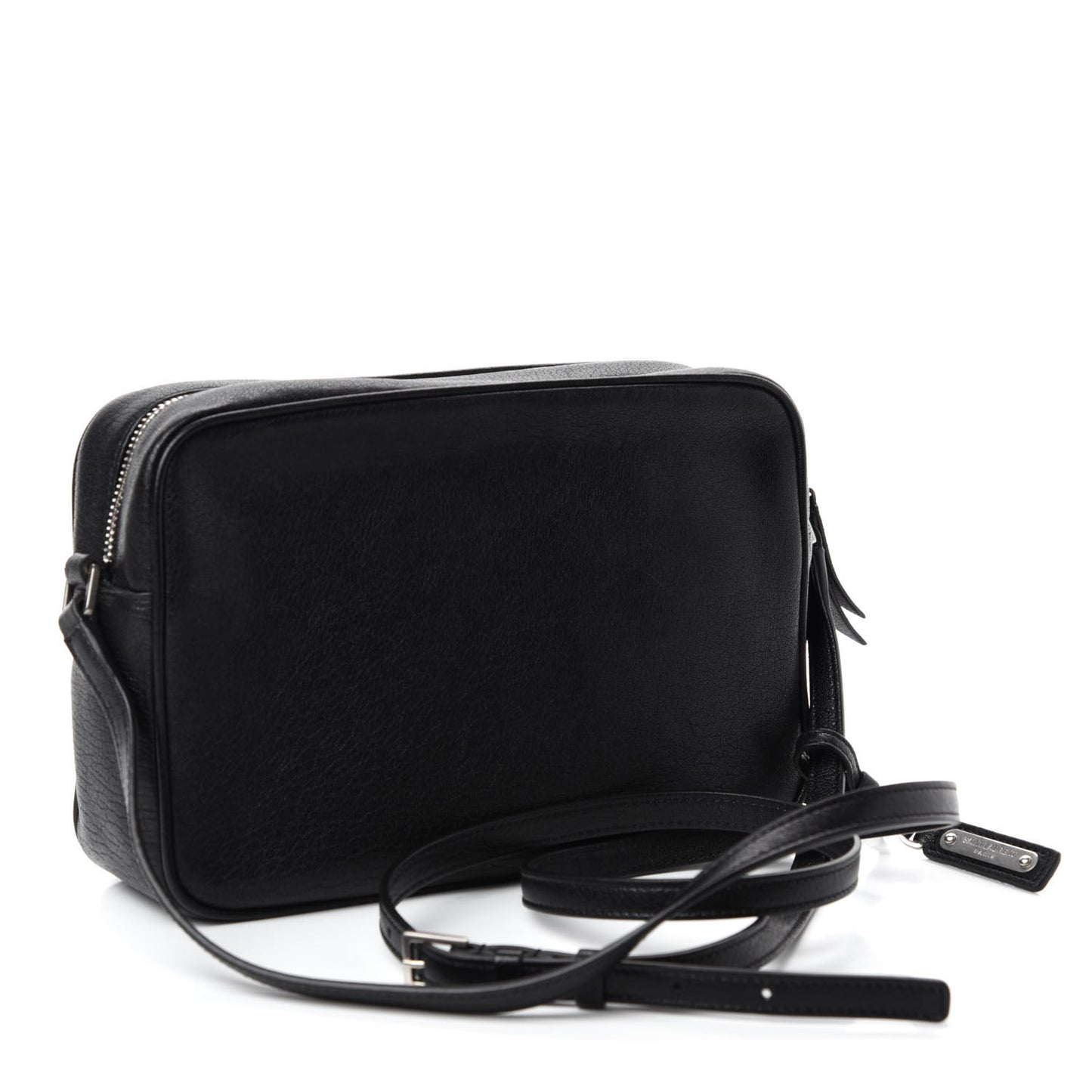 Lambskin Monogram Small Lou Camera Bag Black