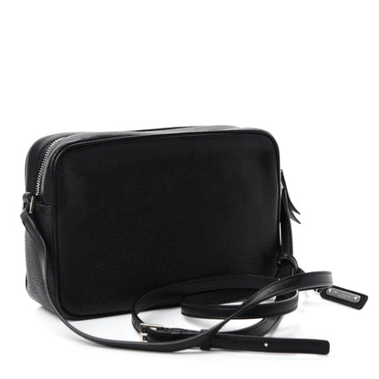 Saint Laurent Lambskin Monogram Small Lou Camera Bag Black 3 of 13