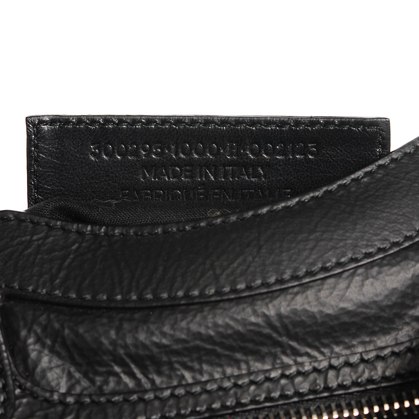 Matte Goatskin Rubber Covered Classic Hardware Mini City Black