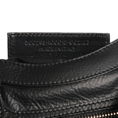 Balenciaga Matte Goatskin Rubber Covered Classic Hardware Mini City Black 7 of 12
