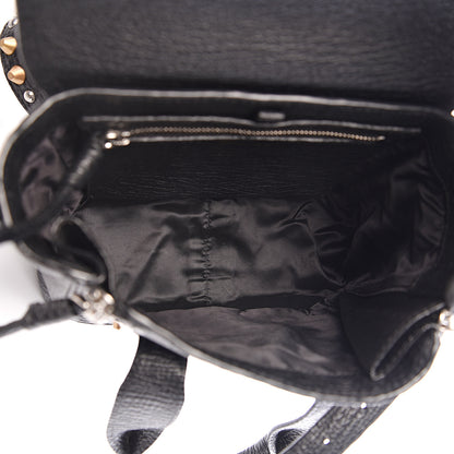 3.1 Phillip Lim 3.1 Textured Calfskin Studded Mini Pashli Satchel Black 4 of 8