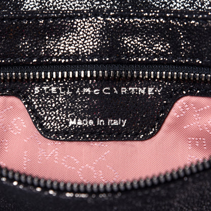 Stella McCartney Shaggy Deer Falabella Fold Over Clutch Black 14 of 22