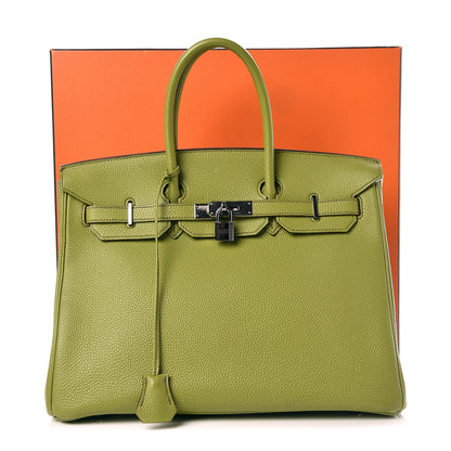 Hermes Togo Birkin 35 Vert Anis 37 of 37