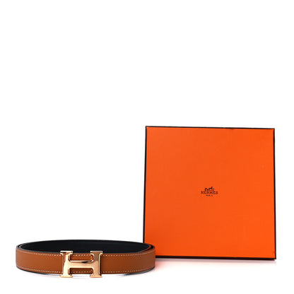 Hermes Swift Epsom 24mm Mini Constance H Belt 90 36 Black Gold 5 of 5