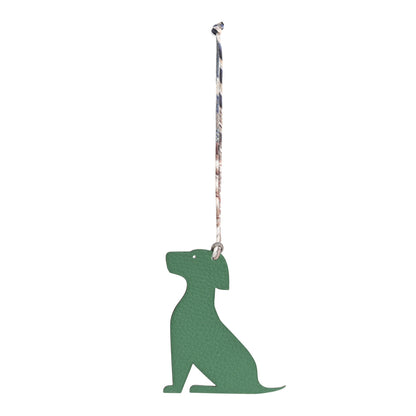 Hermes Togo Chevre Chandra Petit H Dog Bag Charm Bambou Gold 1 of 4