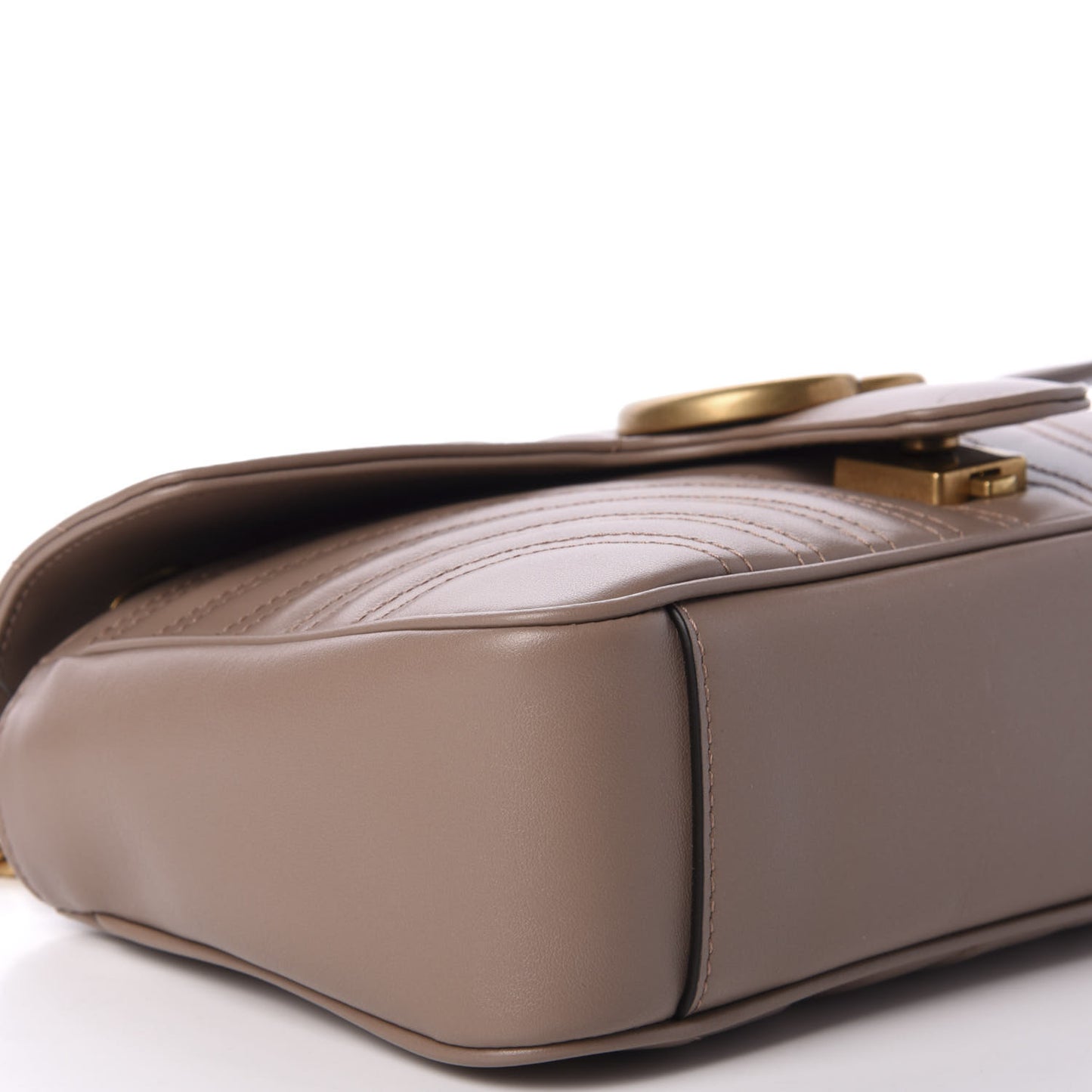 Calfskin Matelasse Small GG Marmont Shoulder Bag Porcelain Rose