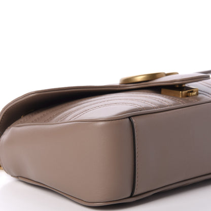 Gucci Calfskin Matelasse Small GG Marmont Shoulder Bag Porcelain Rose 9 of 10