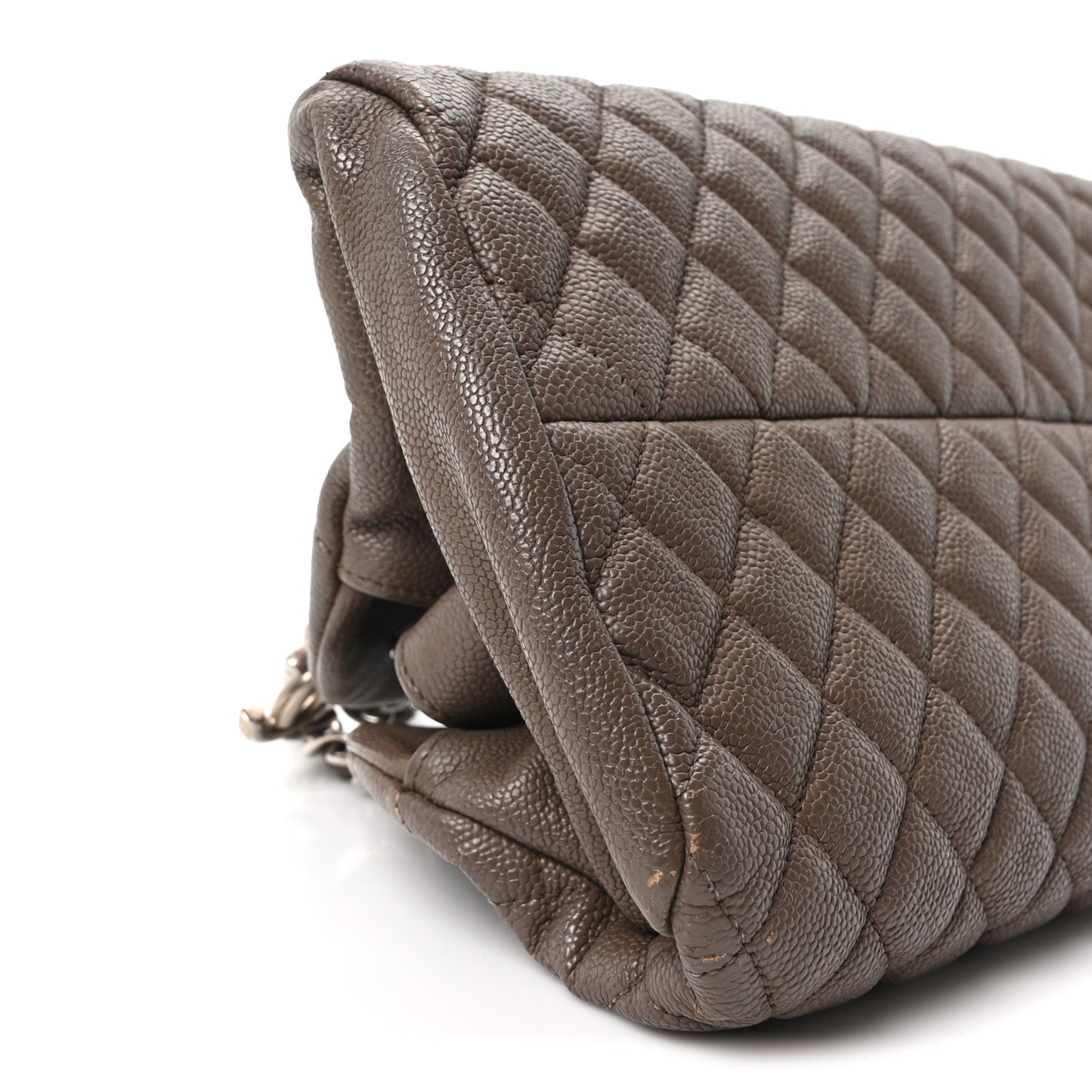Caviar Quilted Medium Just Mademoiselle Beige
