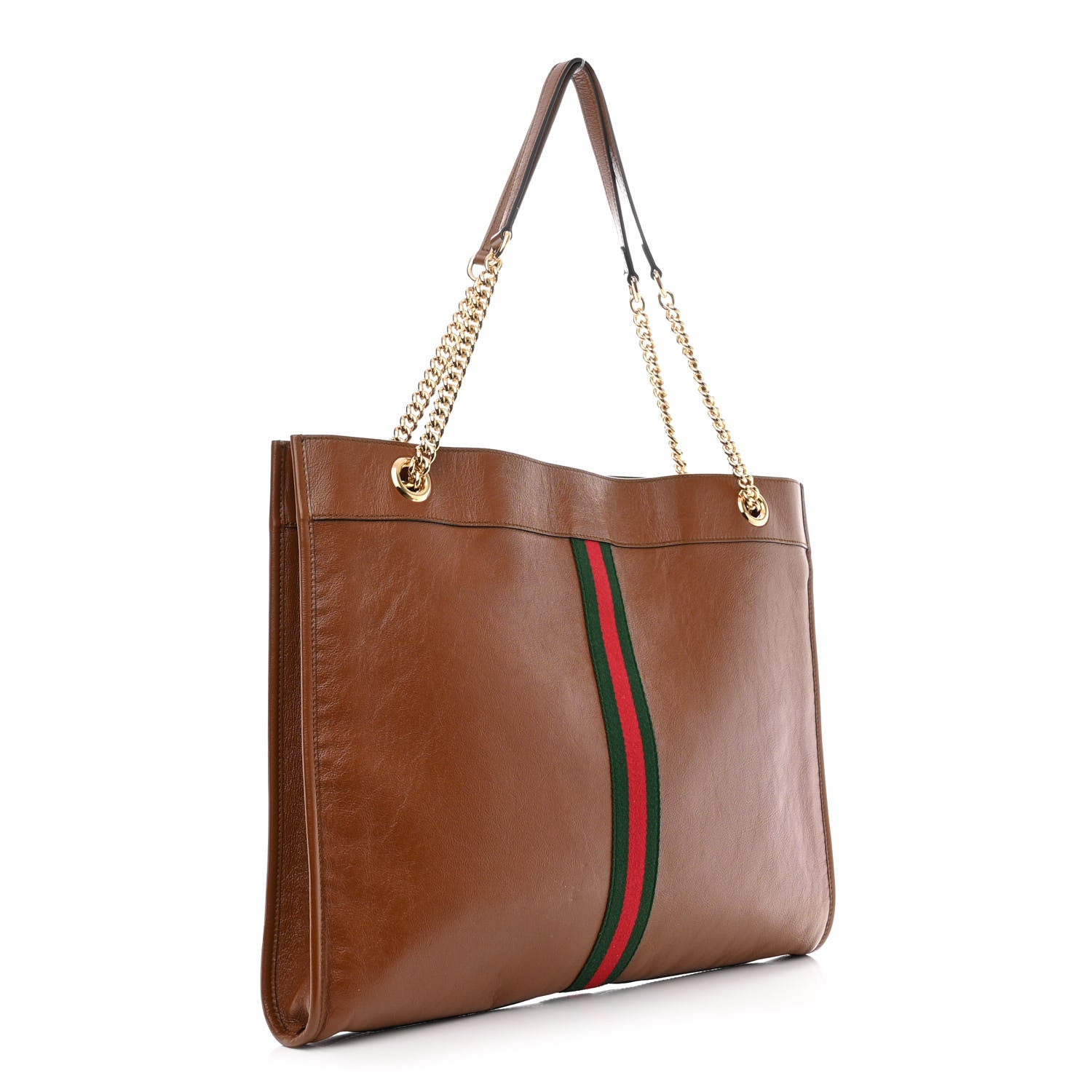 Gucci Calfskin Large Rajah Chain Tote Cuir 4 of 12
