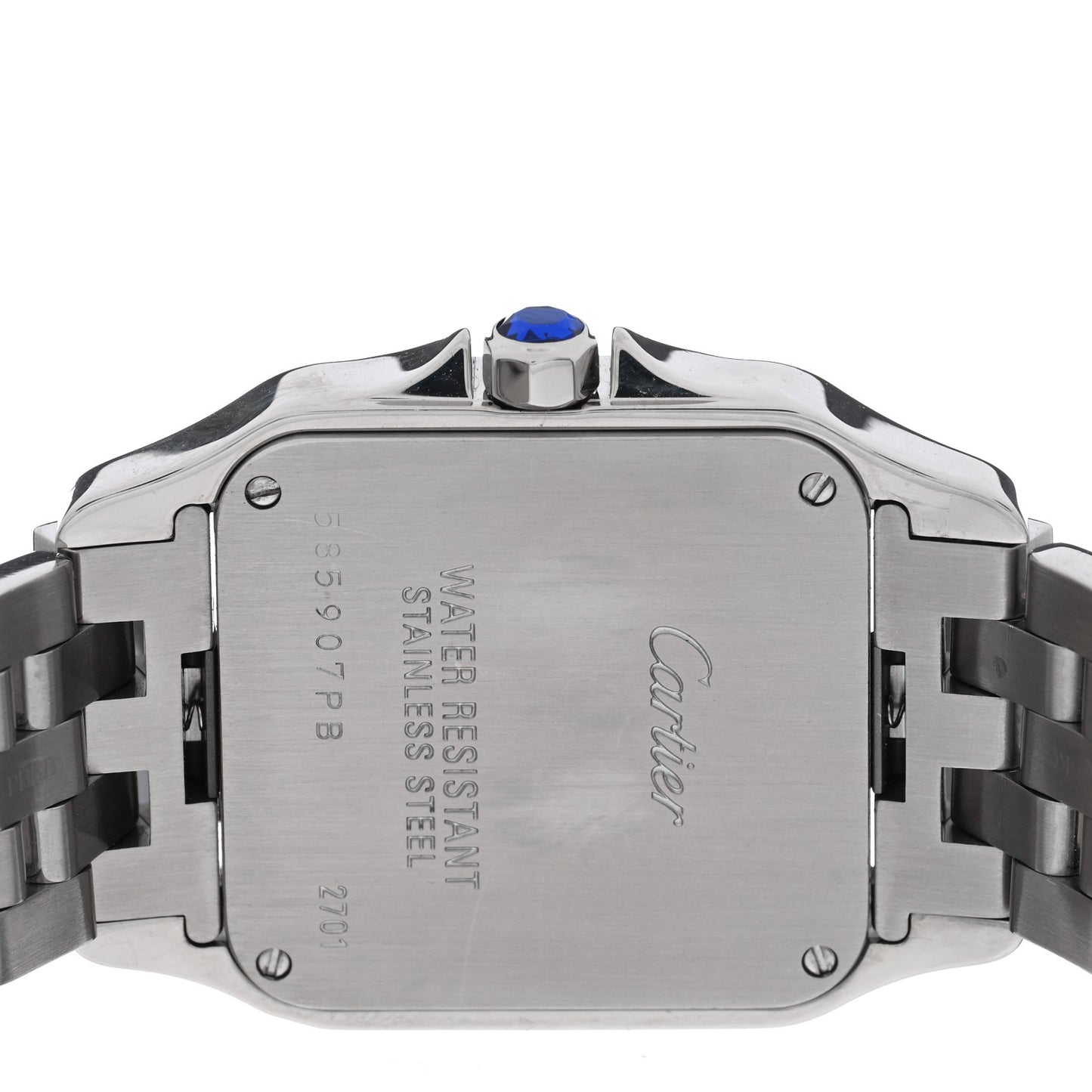 Stainless Steel 26mm Santos Demoiselle Quartz Watch