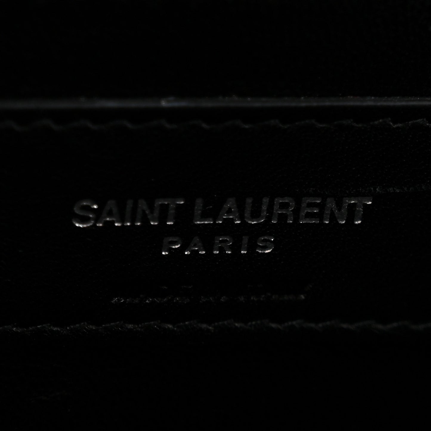 Grain De Poudre Monogram Cassandre Clutch Black