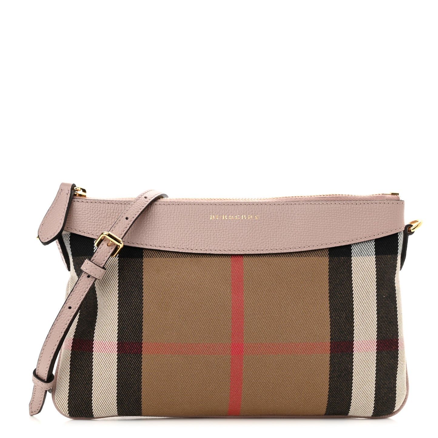 House Check Derby Peyton Crossbody Clutch Bag Pale Orchid