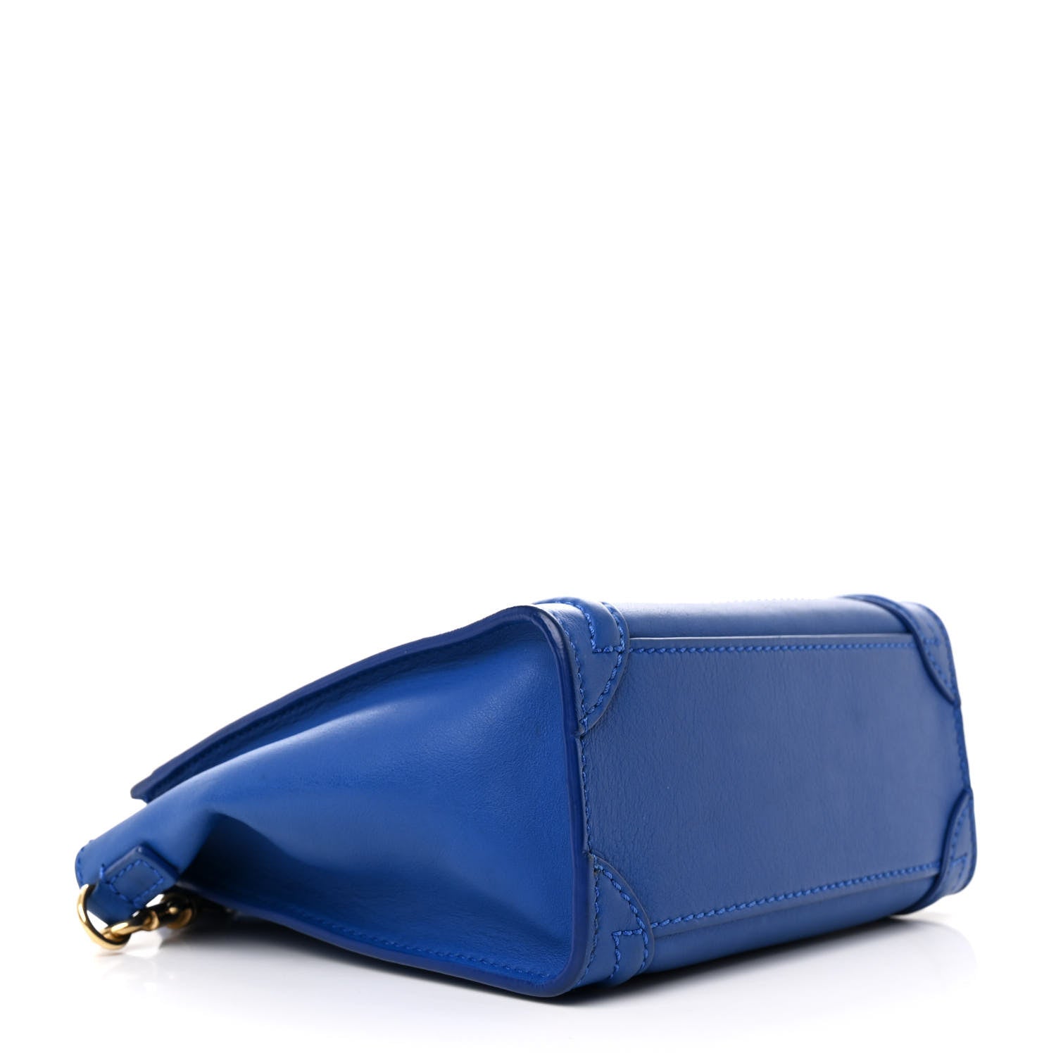 Celine Smooth Calfskin Nano Luggage Royal Blue 4 of 10