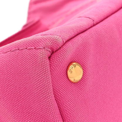 Prada Canapa Small Logo Tote Fuxia 12 of 15