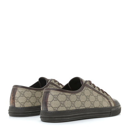 Gucci GG Supreme Monogram Mens Sneakers 8.5 Brown 4 of 22