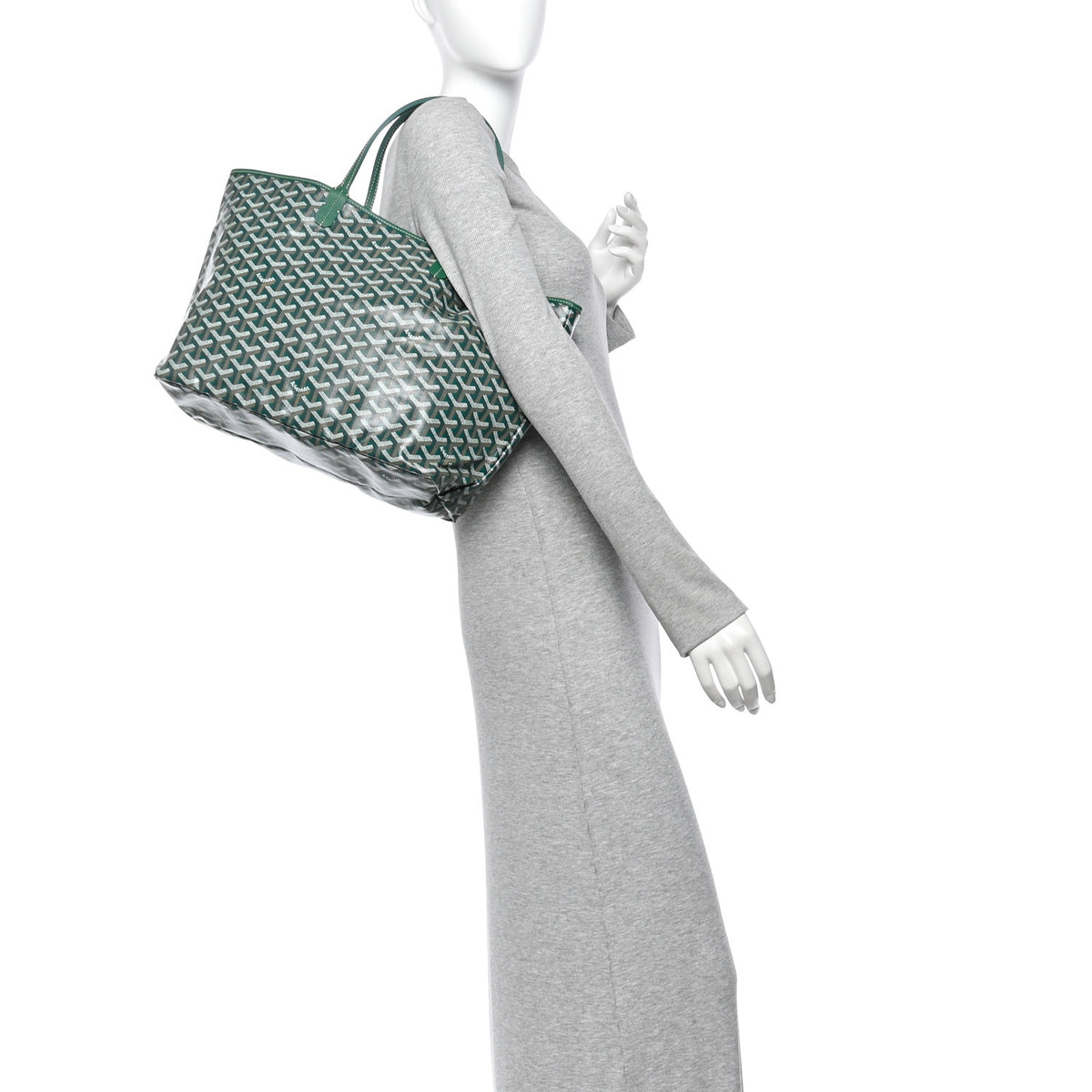 Goyard Goyardine Saint Louis PM Green 2 of 11
