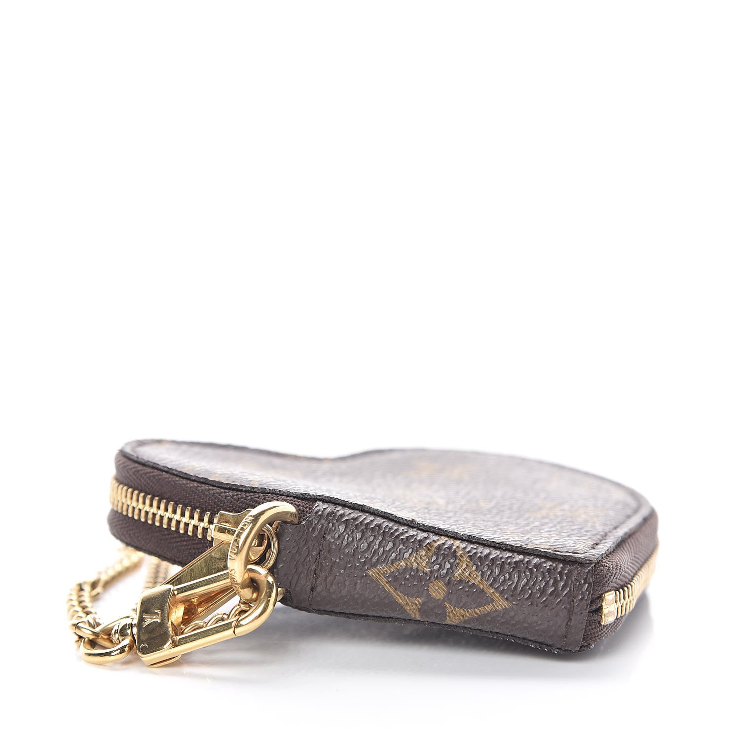 Louis Vuitton Monogram Leopard Coeur Heart Coin Purse Blanc Corail 4 of 6