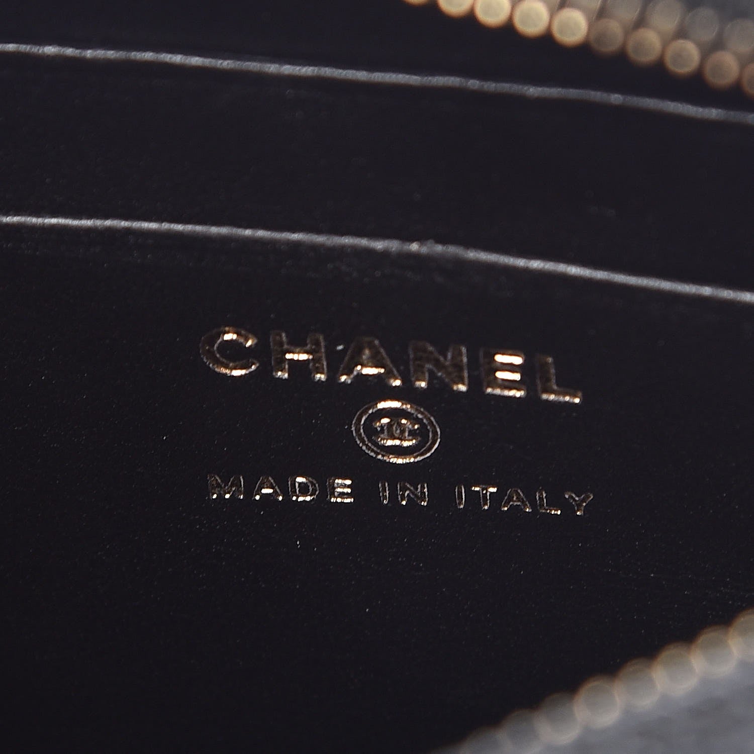 Chanel Caviar Quilted CC Filigree Vanity Clutch With Chain Black 6 of 7