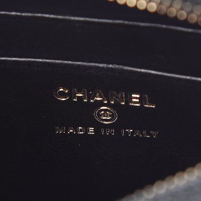 Chanel Caviar Quilted CC Filigree Vanity Clutch With Chain Black 6 of 7