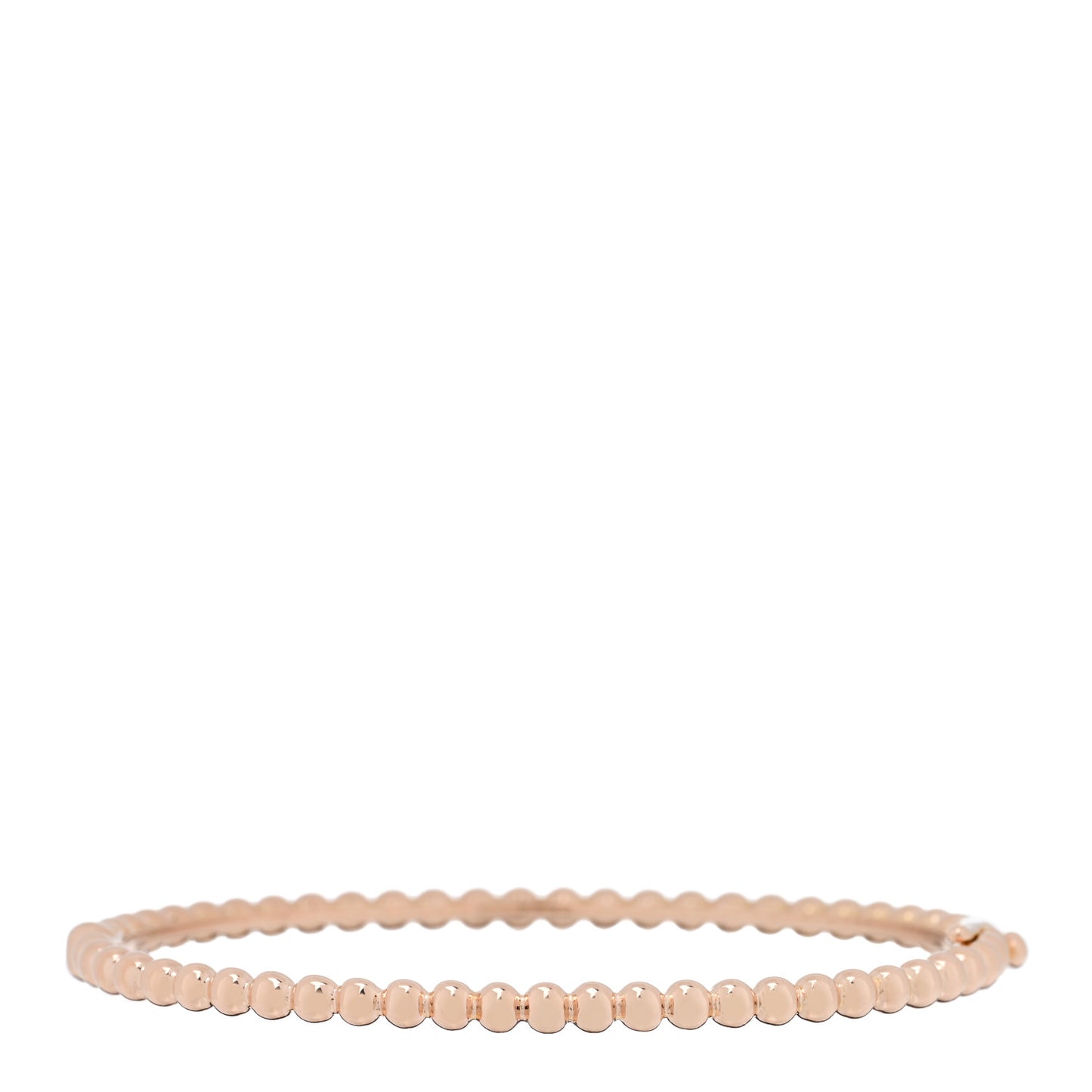 18K Rose Gold Perlee Pearls of Gold Bracelet M